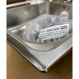 OUTLET Franke Spark SKX 611-100,1000x500 mm,stal szlachetna jedwab 101.0504.059 USZKODZONY