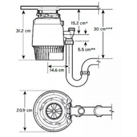InSinkErator Evolution Plus 1000 SR Rozdrabniacz odpadków 80384T-ISE