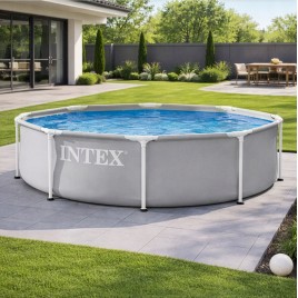 INTEX PRISM FRAME Okrągły basen 305 × 76 cm z filtrem kartuszowym 220-240V 26702ND
