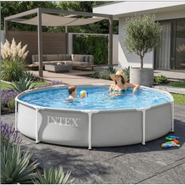 INTEX PRISM FRAME Okrągły basen 366 × 76 cm 26710NP