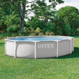 INTEX PRISM FRAME Okrągły basen 366 × 99 cm z filtrem kartuszowym 220–240V 26716ND
