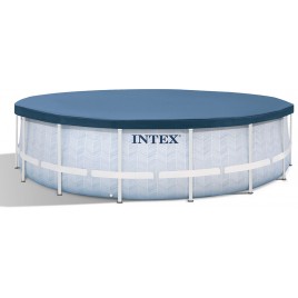 INTEX CHEVRON PRISM FRAME Okrągły basen 488×122 cm z filtrem kartuszowym 220–240V 26746NP