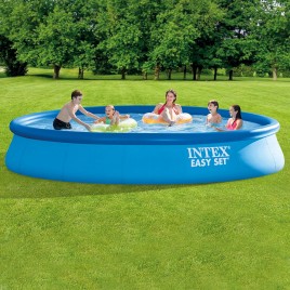 INTEX Easy Set Pool Basen 457 x 84 cm pompa kartuszowa 28158NP