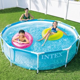 INTEX METAL FRAME BEACHSIDE Basen 305 × 76 cm z filtracją 220–240V 28208NP