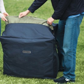 INTEX PureSpa Dmuchany basen Bubble Massage dla 4 osób S2 196 × 196 × 71 cm 28426NP