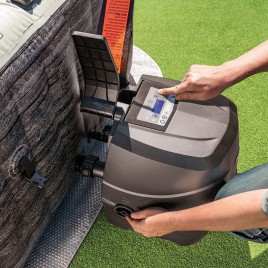 INTEX PureSpa Greywood Bubble Deluxe Wanna z hydromasażem dla 4 osób S2 28440