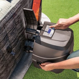 INTEX PureSpa Greystone Bubble Deluxe spa z hydromasażem dla 4 osób S2 28450