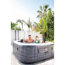 INTEX PureSpa Greystone Bubble Deluxe Wanna z hydromasażem dla 6 osób S2 28452NP
