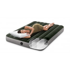 INTEX FULL DOWNY Materac dmuchany ze zintegrowaną pompką nożną 137 x 191 x 25 cm 64762