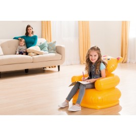 INTEX HAPPY ANIMAL CHAIR Dmuchane krzesło 65 x 64 x 74 cm, miś 68556