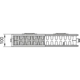 Kermi Therm X2 Profil-K Grzejnik kompaktowy 22 700 / 1400 FK0220701401N1K