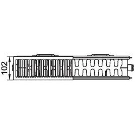 Kermi Therm X2 LINE-K Grzejnik kompaktowy 22 605 x 1405 PLK220601401N1K