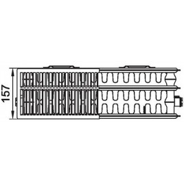 Kermi Therm X2 LINE-K Grzejnik kompaktowy 33 205 x 1105 PLK330201101NXK