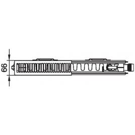 Kermi Therm X2 Line-V Grzejnik płytowy 12 405 x 505, prawy PLV120400501R1K