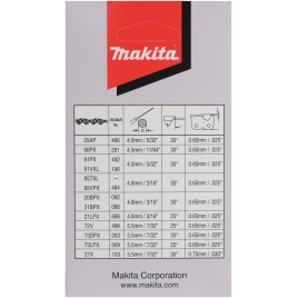 Makita 191H29-6 Łańcuch tnący 38cm, 1.5mm .058" .325"