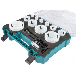 Makita D-82959 Zestaw otwornic bimetalowych BiM, 14 elementów w walizce