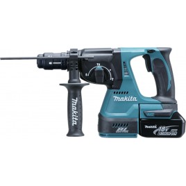 Makita DHR243RTJ Akum. młotowiertarka SDS-PLUS LXT 18V/2x 5,0Ah, Makpac