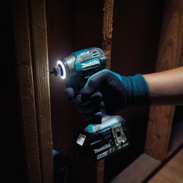 Makita DTD173Z Akum. wkrętarka udarowa 1/4" Li-ion LXT 18V bez aku