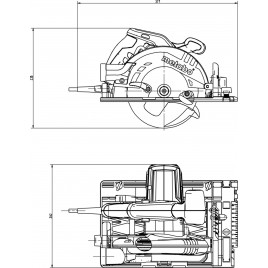 Metabo KS 55 FS Ręczna pilarka tarczowa 600955500