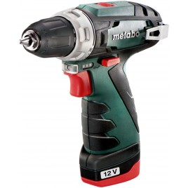 Metabo PowerMaxx BS Basic Wiertarko-wkrętarka akumulatorowa (12 V/2 x 2,0 Ah) 6009845000