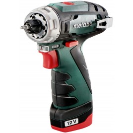 Metabo PowerMaxx BS Basic Wiertarko-wkrętarka akumulatorowa (12 V/2 x 2,0 Ah) 6009845000