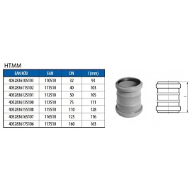 OSMA HTMM Złączka dwukielichowa DN 40 111510