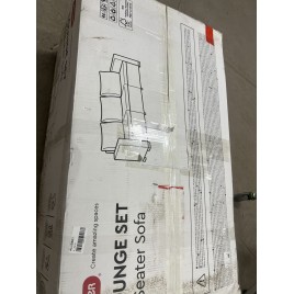 WYPRZEDAŻ ALLIBERT CALIFORNIA Sofa, cappuccino/piaskowy 17196779 ROZPAKOWANE