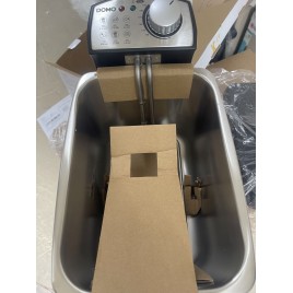 WYPRZEDAŻ DOMO Frytownica ze stali nierdzewnej DO458FR PO SERWISIE