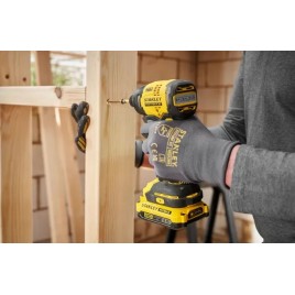 Stanley SFMCF811D1T FatMax V20 Bezszczotkowa zakrętarka udarowa 1/4" (18V/1x2,0Ah) walizka