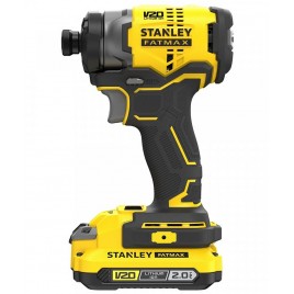 Stanley SFMCF820D2K FatMax V20 Aku zakrętarka udarowa (1/4" 190 Nm) (18V 2x 2,0Ah)