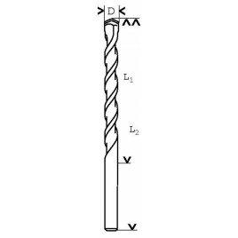 BOSCH Wiertła do betonu CYL-3 9 x 80 x 120 mm, 2608597664