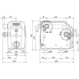Wilo ISAR BOOST5-E-5 Hydrofor z pompą samozasysającą 4243584