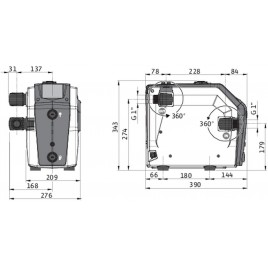 Wilo ISAR BOOST5-E-5-2G Kompaktowa pompa do wody użytkowej 4271549