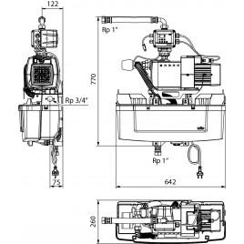 Wilo RAIN1-25 EM urządzenie do wykorzystania wody deszczowej 2551469
