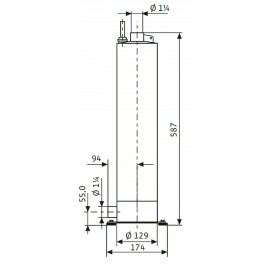 Wilo Sub TWI5-SE-306EM-FS Pompa zanurzeniowa pobór pływający, wyłącznik pływako 4144963