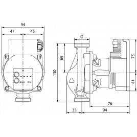 Wilo Varios Pico-STG15/1-8 130mm Pompa obiegowa 4232742