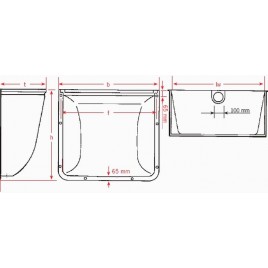 ACO Therm Doświetlacz piwniczy, 100 x 100 x 40 cm, kratowy 30/30, ruch pieszy 35606