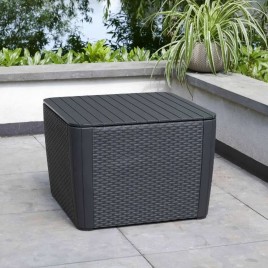 KETER LUZON PLUS Stolik ogrodowy z schowką 57 x 57 x 43 cm, grafit 17208454