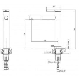ALVEUS Zestaw ROCK 130 Zlewozmywak 780x480 mm + bateria ZINA, Twilight 05