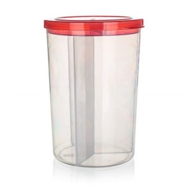 BANQUET Plastikowy pojemnik z przegródkami, 1500 ml, 55G285