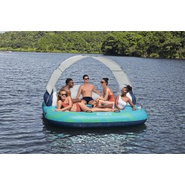 BESTWAY Hydro-Force Dmuchana 5-osobowa wyspa z baldachimem 280 x 257 x 81 cm 43407