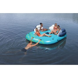 BESTWAY Hydro-Force Dmuchana 5-osobowa wyspa z baldachimem 280 x 257 x 81 cm 43407