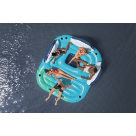BESTWAY Hydro-Force Dmuchana 5-osobowa wyspa z baldachimem 280 x 257 x 81 cm 43407