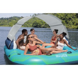 BESTWAY Hydro-Force Dmuchana 5-osobowa wyspa z baldachimem 280 x 257 x 81 cm 43407