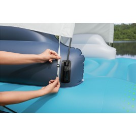 BESTWAY Hydro-Force Dmuchana 5-osobowa wyspa z baldachimem 280 x 257 x 81 cm 43407