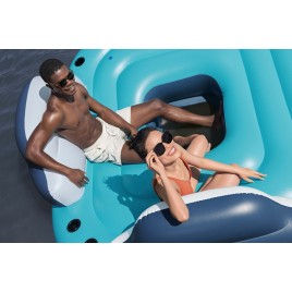 BESTWAY Hydro-Force Dmuchana 5-osobowa wyspa z baldachimem 280 x 257 x 81 cm 43407