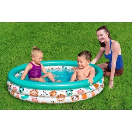 BESTWAY Safari Pals Dmuchany basen dziecięcy 122 x 25 cm 51226