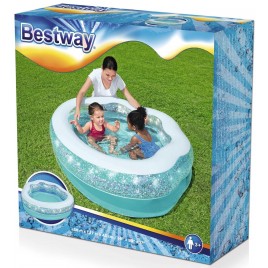 BESTWAY Sparkle Shell Basenik dla dzieci, 150 x 127 x 43 cm 52489