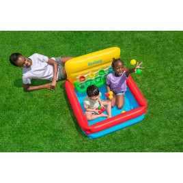 BESTWAY Sort 'n Play Dmuchany basen/centrum zabaw z 15 piłkami 104 x 94 x 61 cm 52546