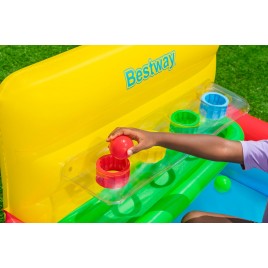 BESTWAY Sort 'n Play Dmuchany basen/centrum zabaw z 15 piłkami 104 x 94 x 61 cm 52546